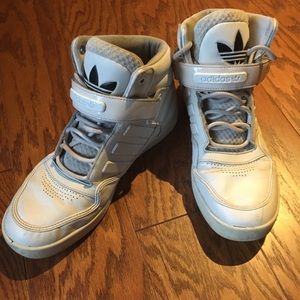 Adidas white sneakers (men’s)